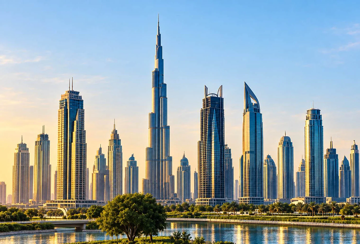 Illustrative Dubai skyline